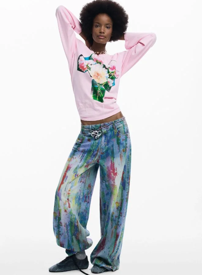 DESIGUAL Bouquet T-Shirt